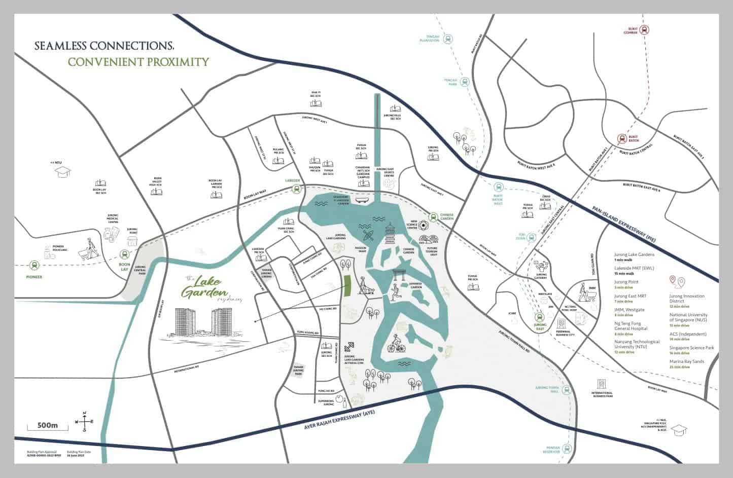 The Lakegarden Residences Location Map
