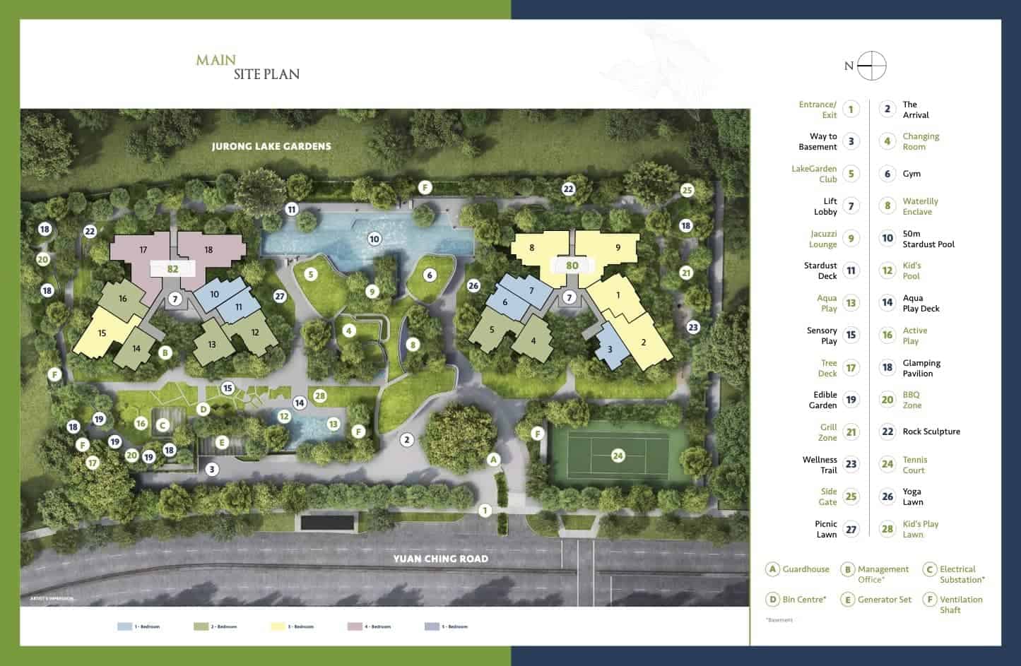 The Lakegarden Residences Site Plan 1